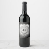 Gestaltbarer Ausweis Weinetikett (Vorderseite)