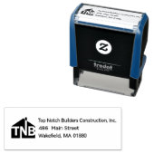 Gestaltbarer Selbsteinfärbender Stempel (Beispiel)