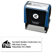 Gestaltbarer Selbsteinfärbender Stempel (Beispiel)