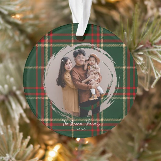 Gestaltbares Weihnachts-Foto Ornament (Baum)