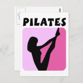 Gestaltbild Pilates! Postkarte (Vorne/Hinten)