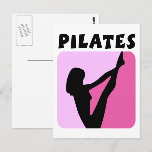 Gestaltbild Pilates! Postkarte (Vorne/Hinten)
