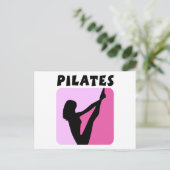 Gestaltbild Pilates! Postkarte (Stehend Vorderseite)