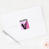 Gestaltbild Pilates! Runder Aufkleber (Umschlag)