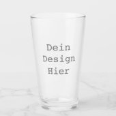 Gestalte dein eigenes 473ml Glas (Vorderseite)
