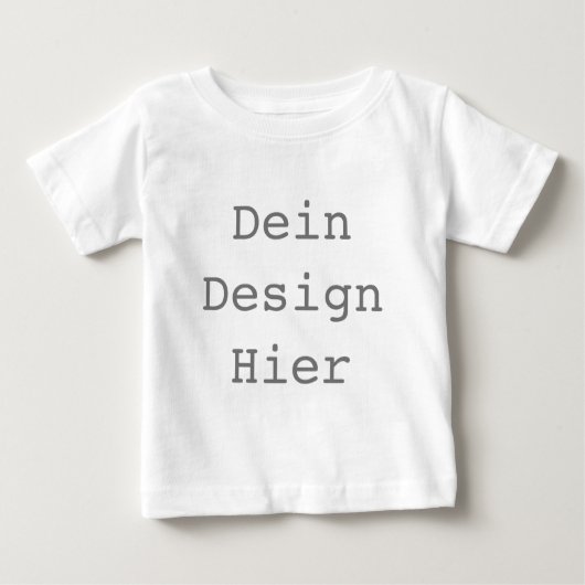 Gestalte Dein Eigenes Baby T-Shirt (Vorderseite)