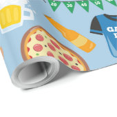 Gestalte dein eigenes Glanz-Geschenkpapier oder er Geschenkpapier (Rolleneckpunkt)
