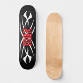 Gestalte dein eigenes Tattoo-Monogramm-Design indi Skateboard (Vorderseite)