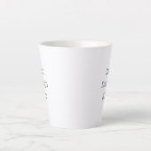 Gestalte deine eigene 0,34l Latte Tasse (Vorderseite)