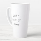 Gestalte deine eigene 0,48l Große Latte Tasse (Linke Ecke)
