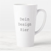 Gestalte deine eigene 0,48l Große Latte Tasse (Rechts)