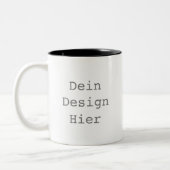 Gestalte deine eigene 325 ml Zweifarbige Tasse (Links)