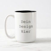 Gestalte deine eigene 443ml Zweifarbige Tasse (Links)