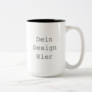 Gestalte deine eigene 443ml Zweifarbige Tasse