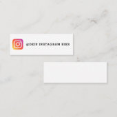 Gestalte deine eigene Instagram Visitenkarte (Vorne/Hinten)