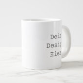 Gestalte deine eigene Jumbo 590 ml Tasse (Vorderseite Rechts)