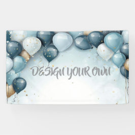 Gestalte deine eigenen Feierballons Banner