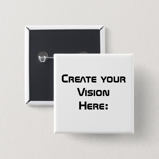 Gestalte Deine Vision Button (Vorne & Hinten)