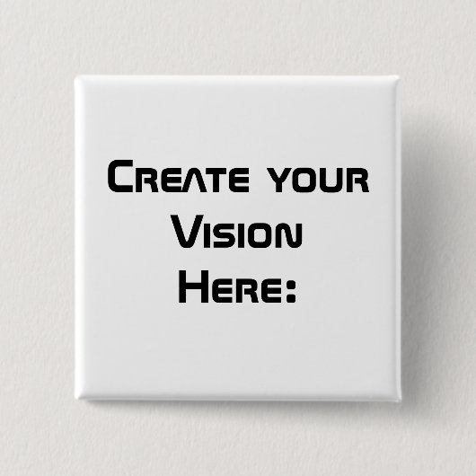 Gestalte Deine Vision Button (Vorderseite)