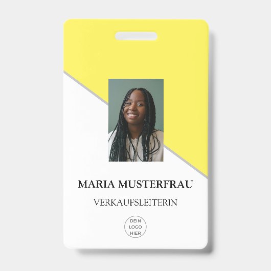 Gestalte Deinen Eigenen Ausweis (Vorderseite)