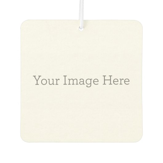 Gestaltbarer Quadrat Lufterfrischer, Neues Auto (Vorderseite)