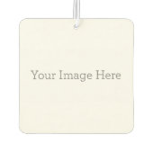 Gestaltbarer Quadrat Lufterfrischer, Neues Auto (Rückseite)