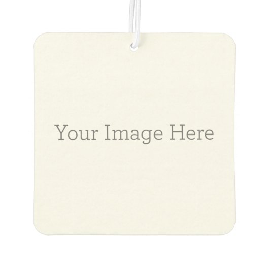 Gestaltbarer Quadrat Lufterfrischer, Neues Auto (Rückseite)