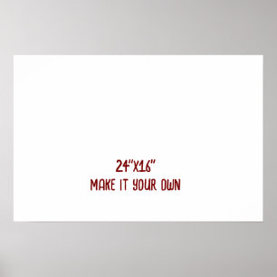 Gestalte es selbst 61x40,5cm poster