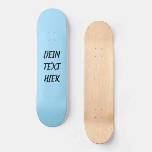Gestalte in der Skateboard - Vorlage (Vorderseite)