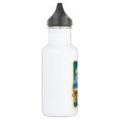 Gestalted Edelstahlflasche (Links)
