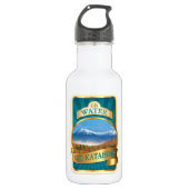 Gestalted Edelstahlflasche (Vorderseite)
