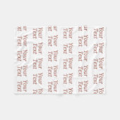 Gestalted Fleecedecke (Vorderseite (Horizontal))