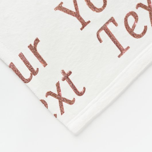 Gestalted Fleecedecke (Ecke)