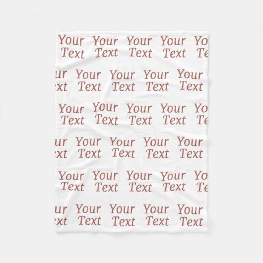 Gestalted Fleecedecke (Vorderseite)