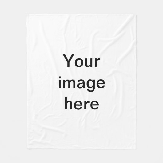 Gestalted Fleecedecke (Vorderseite)