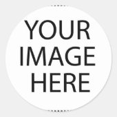 Gestalted Runder Aufkleber (Vorderseite)
