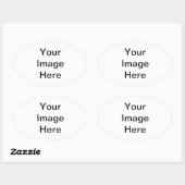 gestalten ovaler aufkleber (Blatt)