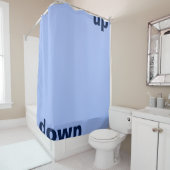 Gestalten Sie einfach "Rechteck leuchten nach oben Duschvorhang (Beispiel)