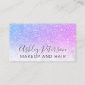 Gestalten Sie eleganten typografischen Marmor lila Visitenkarte (Vorderseite)