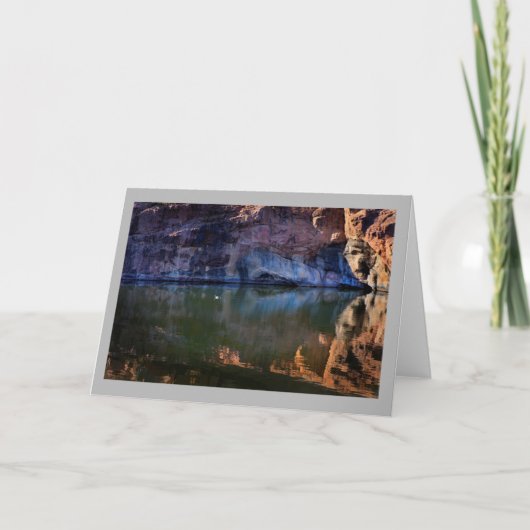 Gestalten Sie Fluss-Weißente mit 49 sonnige Karte (Vorderseite)