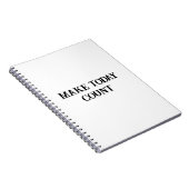 Gestalten Sie heute Motivierend Notebook Notizblock (Rechte Seite)