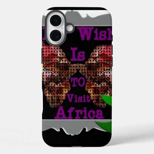 Gestalten Sie Ihr eigenes Afrika Case-Mate iPhone Hülle (Rückseite)
