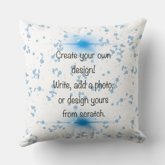 Gestalten Sie Ihr eigenes Design und Ihr Foto - ei Kissen (Rückseite)