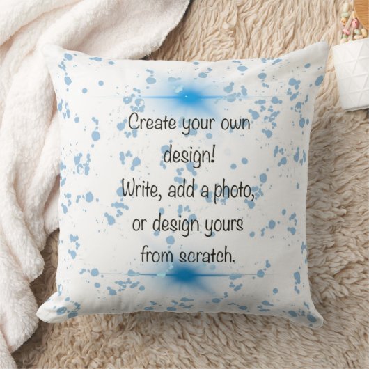 Gestalten Sie Ihr eigenes Design und Ihr Foto - ei Kissen (Decke)
