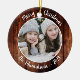 Gestalten Sie Ihr eigenes Foto - Weihnachten Keramik Ornament