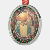 Gestalten Sie Ihr eigenes Foto - Weihnachten Ornament Aus Metall (Links)