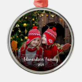 Gestalten Sie Ihr eigenes Foto - Weihnachten Ornament Aus Metall