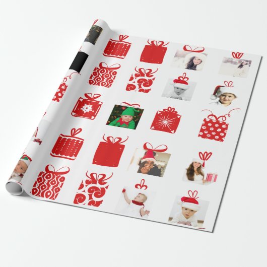 Gestalten Sie Ihr eigenes individuelles Foto Weihn Geschenkpapier (Ungerollt)