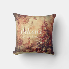 Gestalten Sie Ihr eigenes romantisches Weihnachtsf Kissen