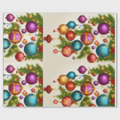 "Gestalten Sie Ihr eigenes Weihnachtswackelpapier! Geschenkpapier (Flach)